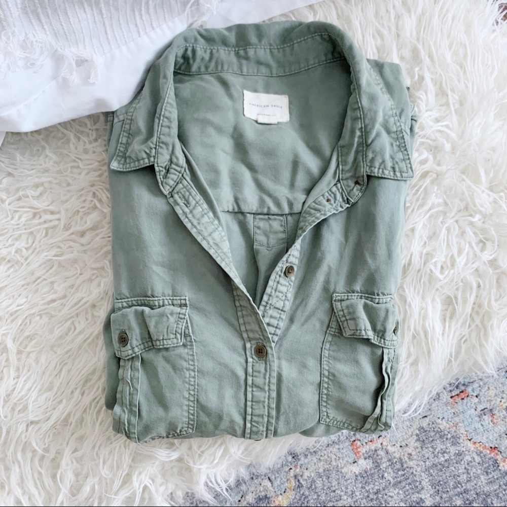 AE Cargo Button Up